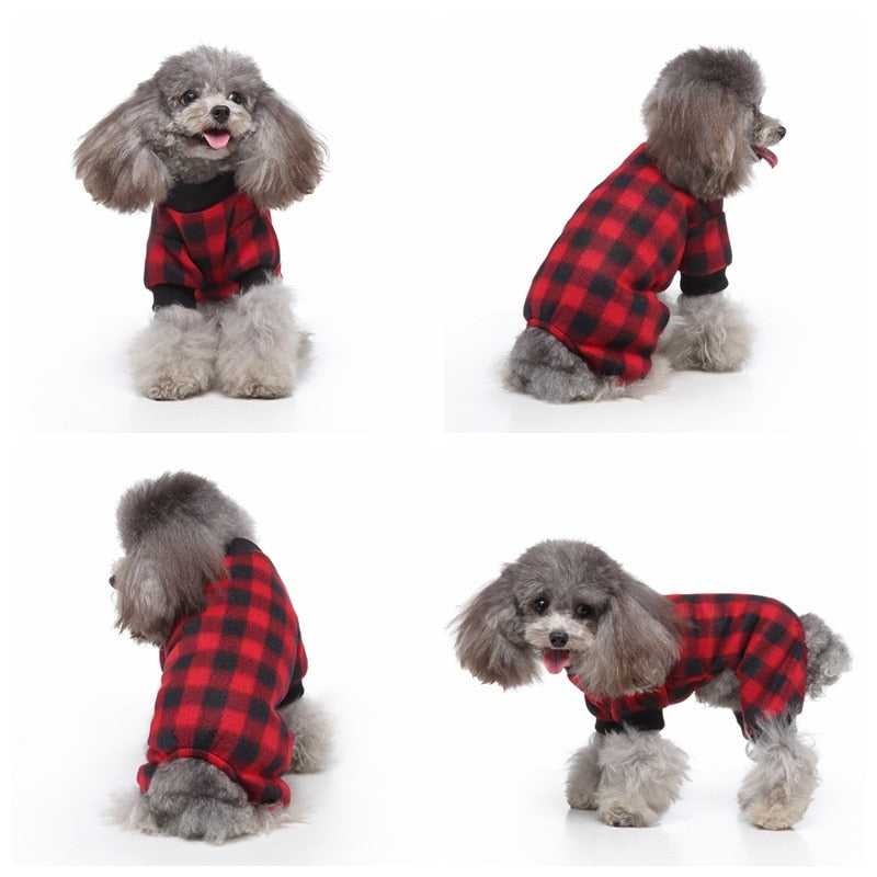 Plaid Dog Pajamas