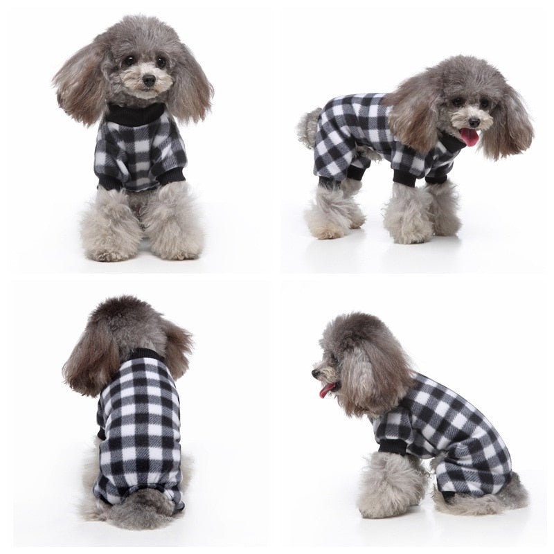 Plaid Dog Pajamas