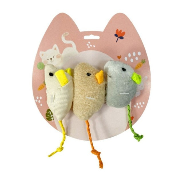 3pcs Toy Mice